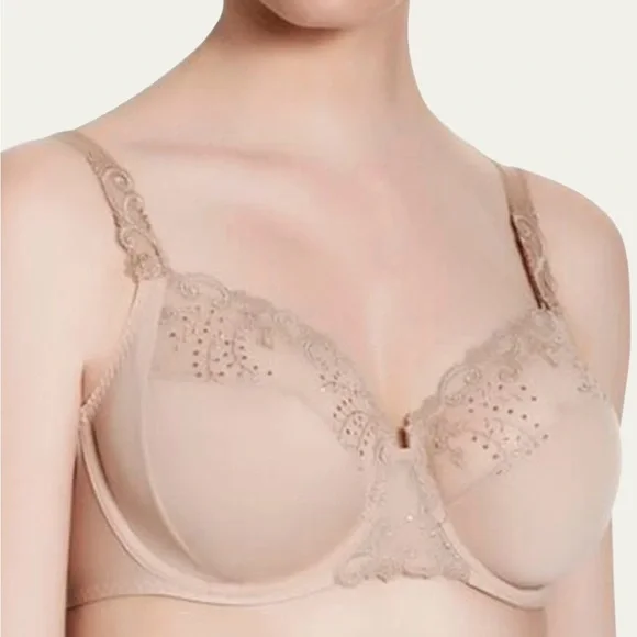Simone Perele Delice Floral-Embroidered Full Cup Bra